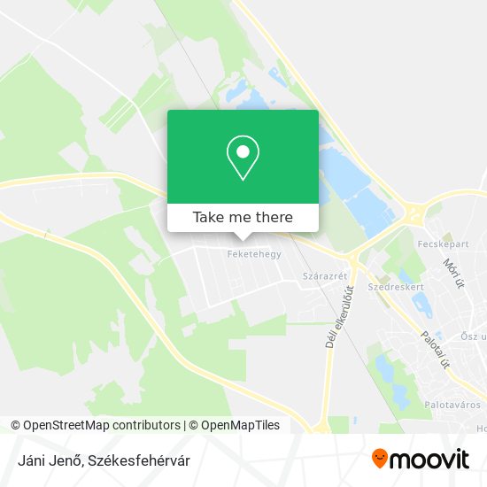 Jáni Jenő map