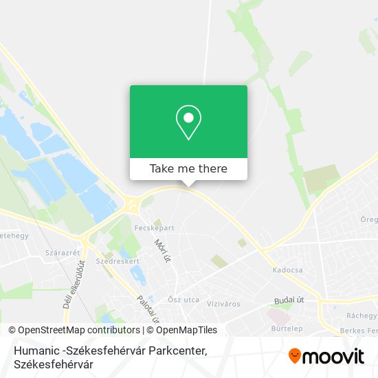 Humanic -Székesfehérvár Parkcenter map