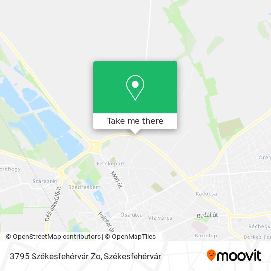 3795 Székesfehérvár Zo map