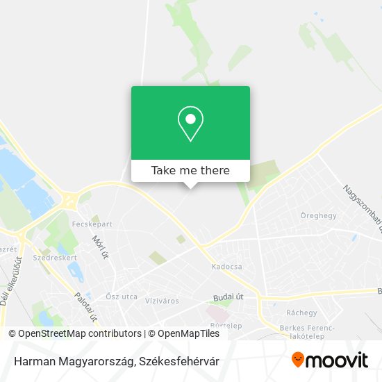 Harman Magyarország map