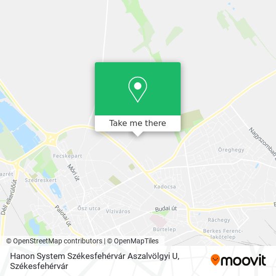 Hanon System Székesfehérvár Aszalvölgyi U map