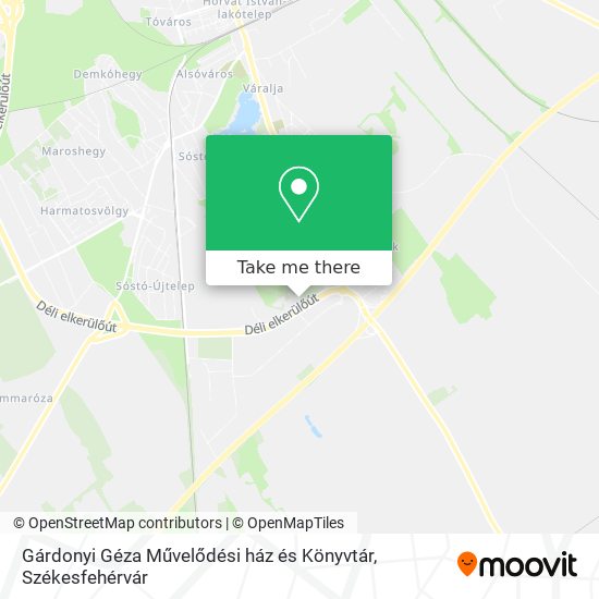 Gárdonyi Géza Művelődési ház és Könyvtár map