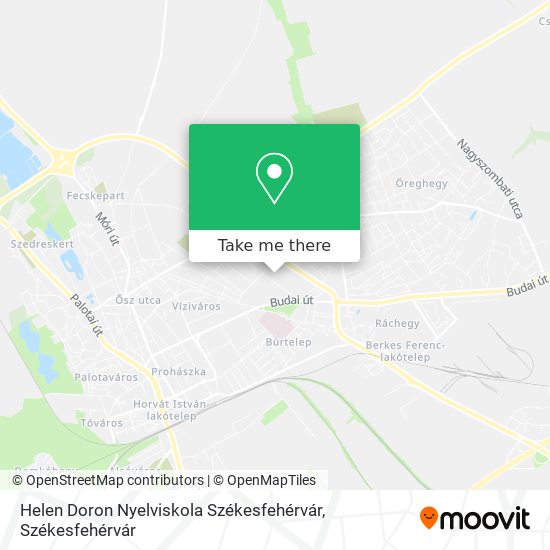 Helen Doron Nyelviskola Székesfehérvár map