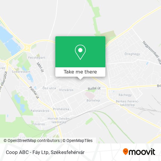 Coop ABC - Fáy Ltp map