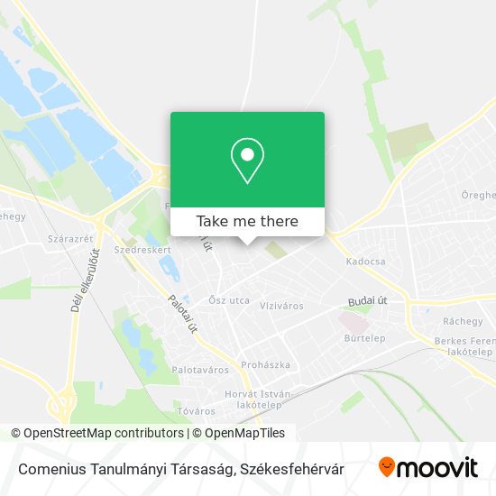 Comenius Tanulmányi Társaság map