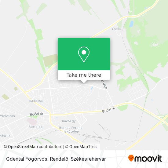 Gdental Fogorvosi Rendelő map