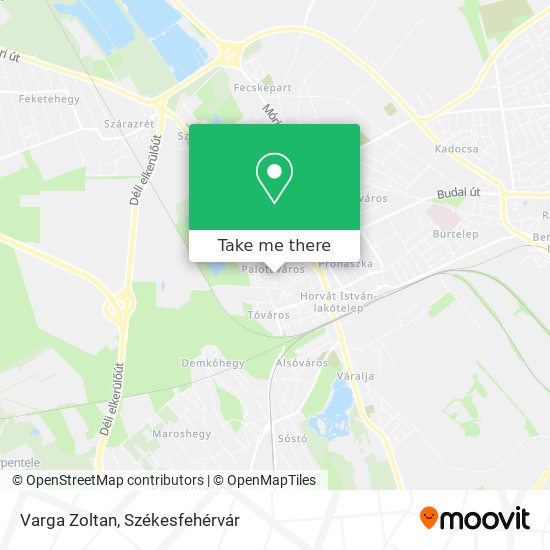 Varga Zoltan map