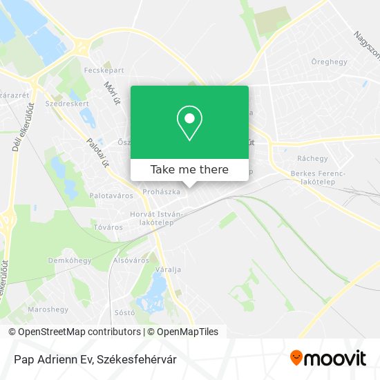 Pap Adrienn Ev map