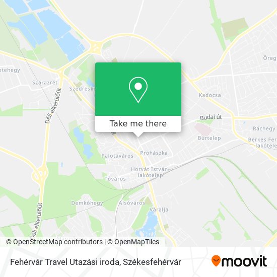 Fehérvár Travel Utazási iroda map