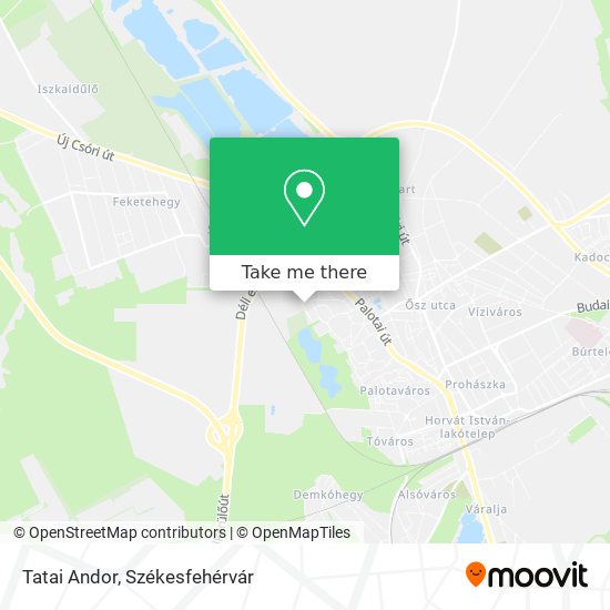 Tatai Andor map