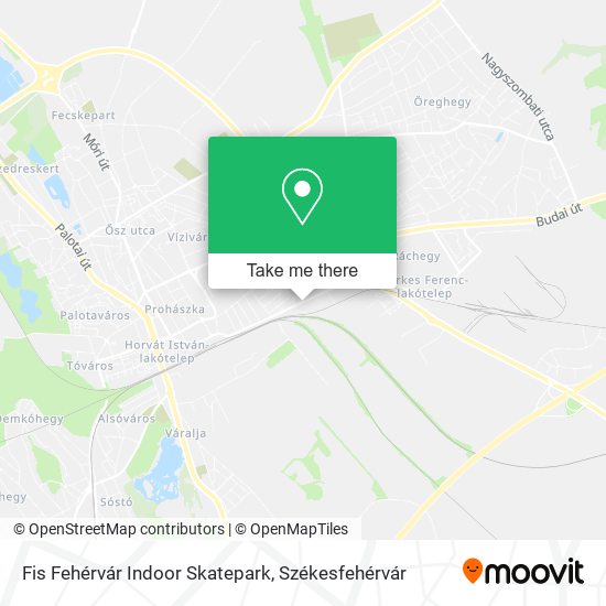 Fis Fehérvár Indoor Skatepark map