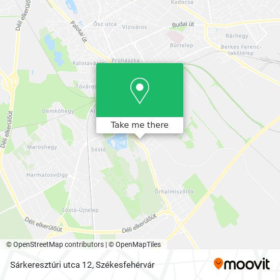 Sárkeresztúri utca 12 map