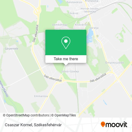 Csaszar Kornel map