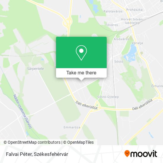 Falvai Péter map