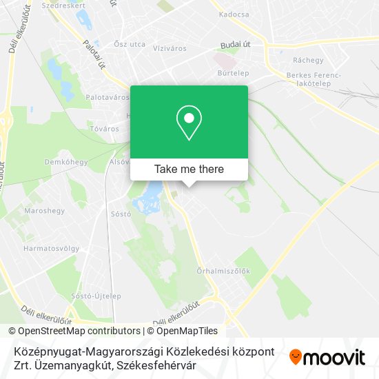 Középnyugat-Magyarországi Közlekedési központ Zrt. Üzemanyagkút map