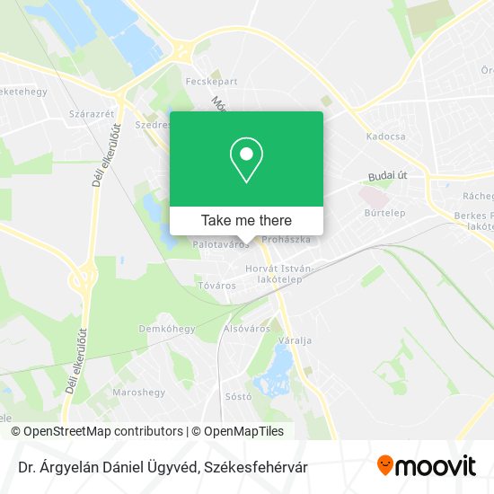 Dr. Árgyelán Dániel Ügyvéd map