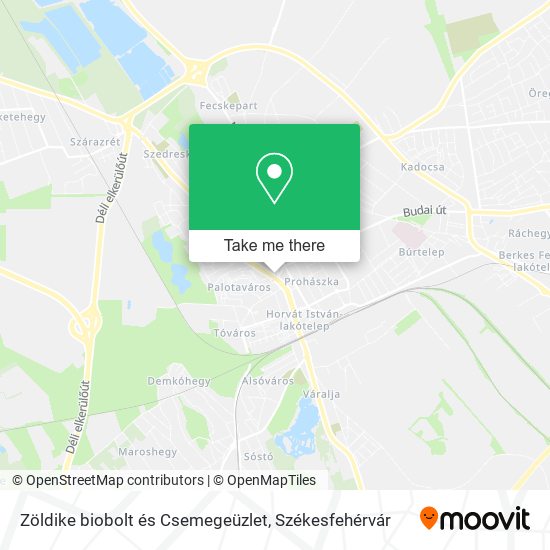 Zöldike biobolt és Csemegeüzlet map