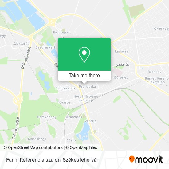 Fanni Referencia szalon map