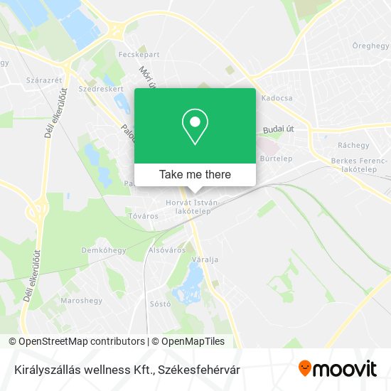 Királyszállás wellness Kft. map