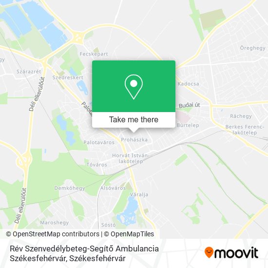 Rév Szenvedélybeteg-Segítő Ambulancia Székesfehérvár map