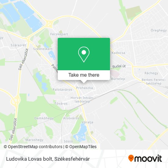Ludovika Lovas bolt map