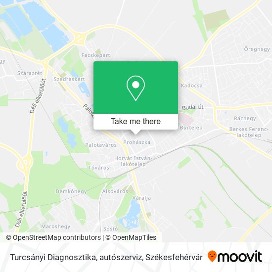 Turcsányi Diagnosztika, autószerviz map