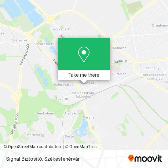 Signal Biztosító map