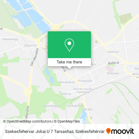 Szekesfehervar Jokai U 7 Tarsashaz map