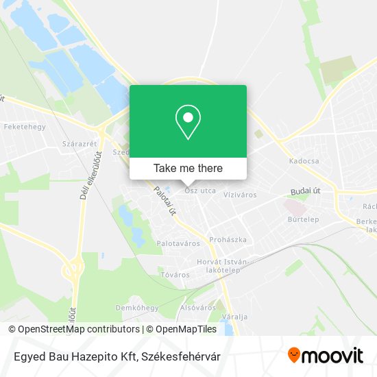 Egyed Bau Hazepito Kft map