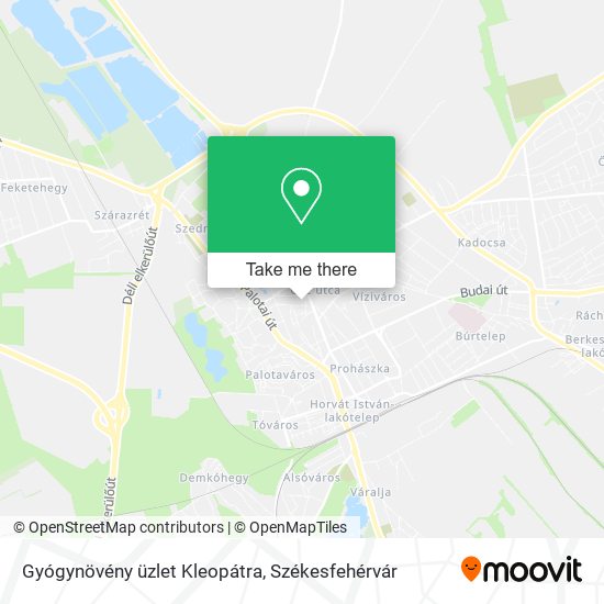 Gyógynövény üzlet Kleopátra map