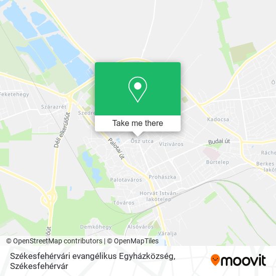 Székesfehérvári evangélikus Egyházközség map