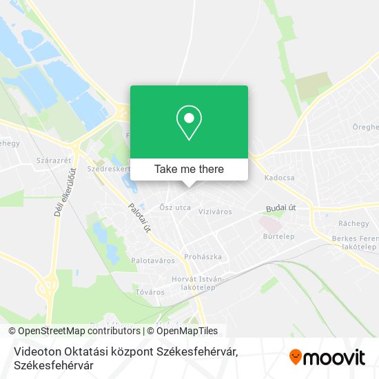 Videoton Oktatási központ Székesfehérvár map