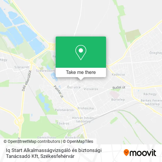 Iq Start Alkalmasságvizsgáló és biztonsági Tanácsadó Kft map