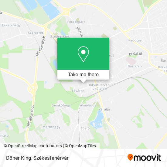 Döner King map