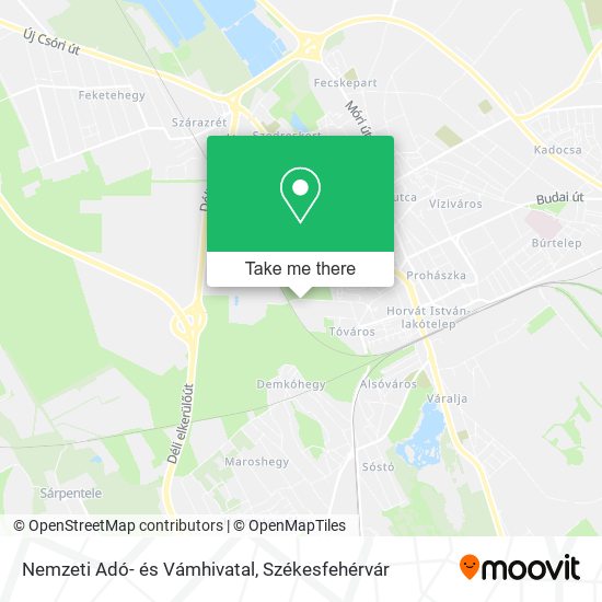Nemzeti Adó- és Vámhivatal map