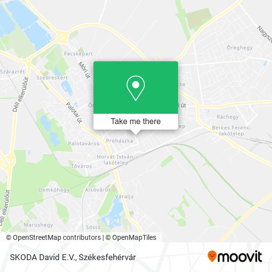SKODA David E.V. map