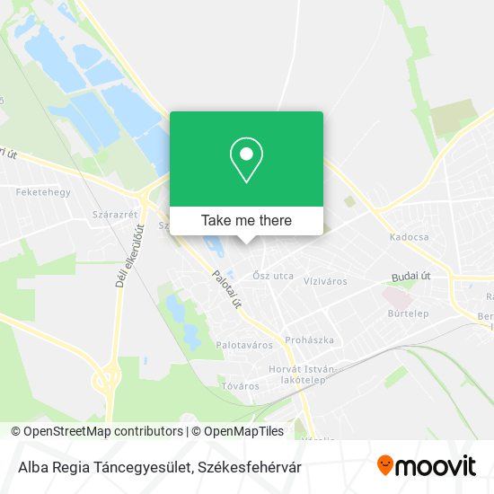 Alba Regia Táncegyesület map