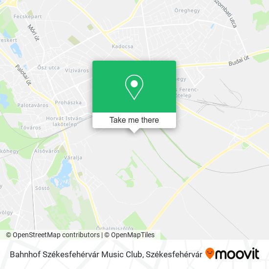 Bahnhof Székesfehérvár Music Club map