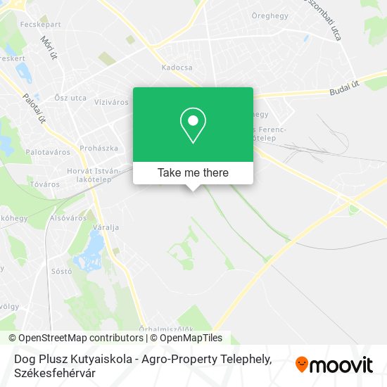 Dog Plusz Kutyaiskola - Agro-Property Telephely map