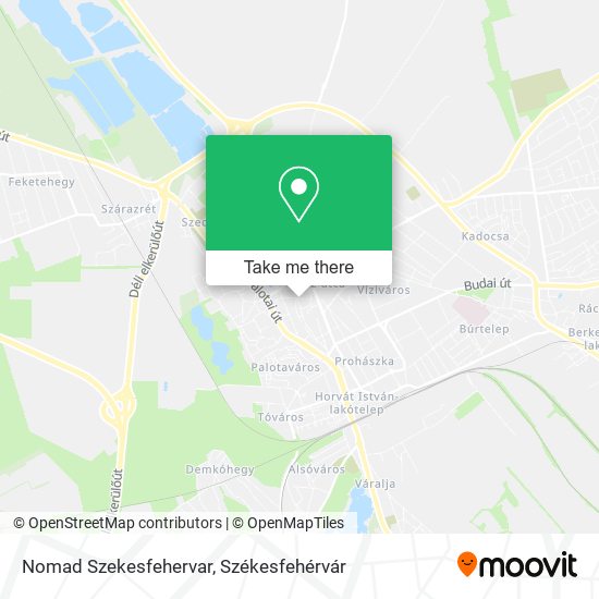 Nomad Szekesfehervar map