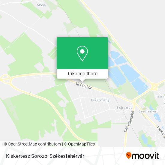 Kiskertesz Sorozo map