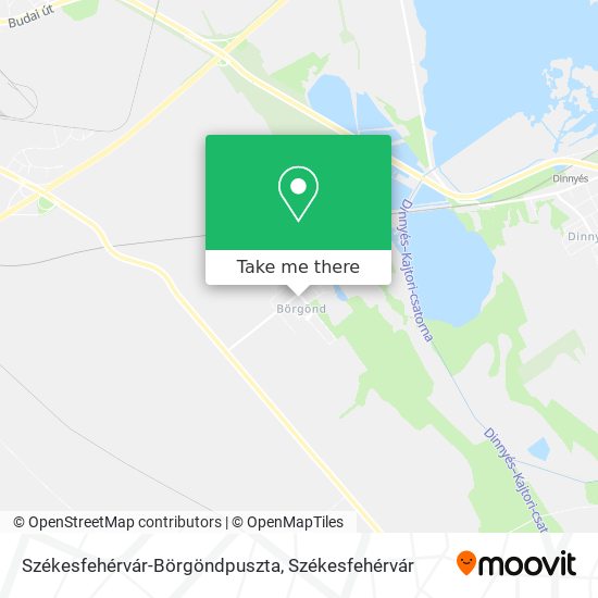 Székesfehérvár-Börgöndpuszta map