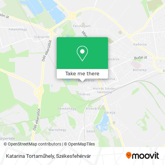 Katarina Tortaműhely map