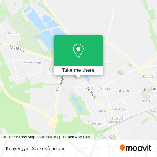 Kenyérgyár map