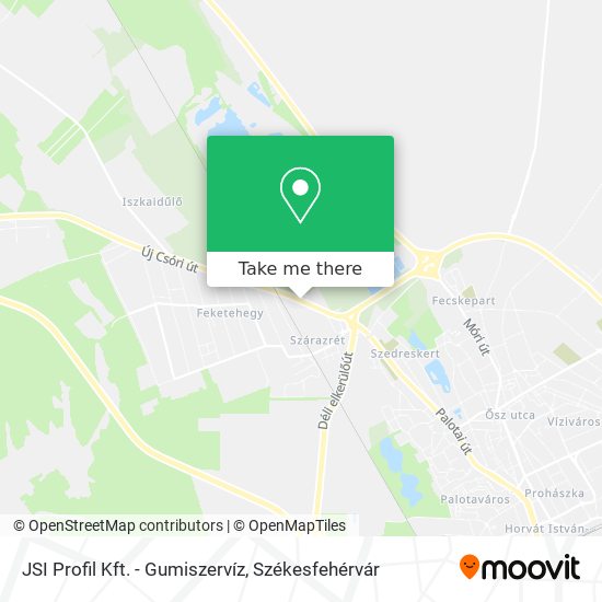 JSI Profil Kft. - Gumiszervíz map