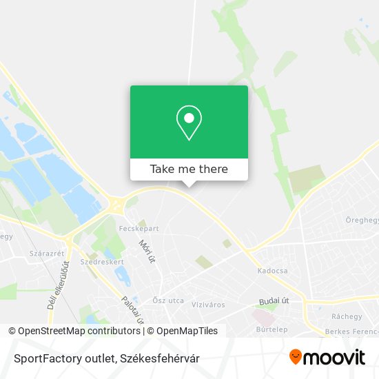 SportFactory outlet map