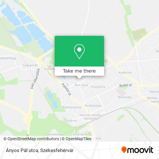 Ányos Pál utca map