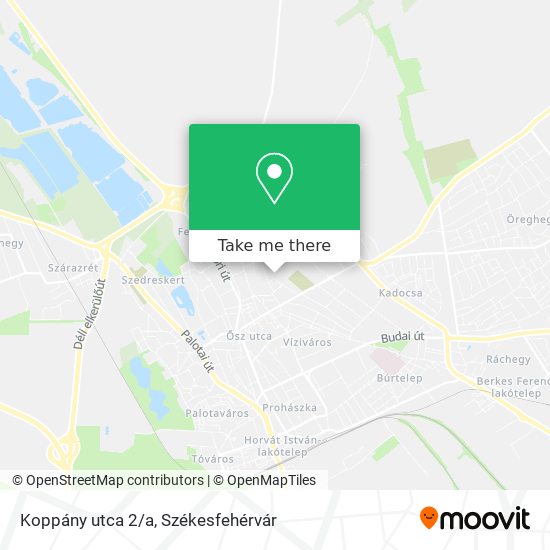 Koppány utca 2/a map