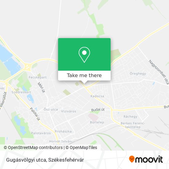 Gugásvölgyi utca map