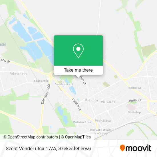 Szent Vendel utca 17/A map